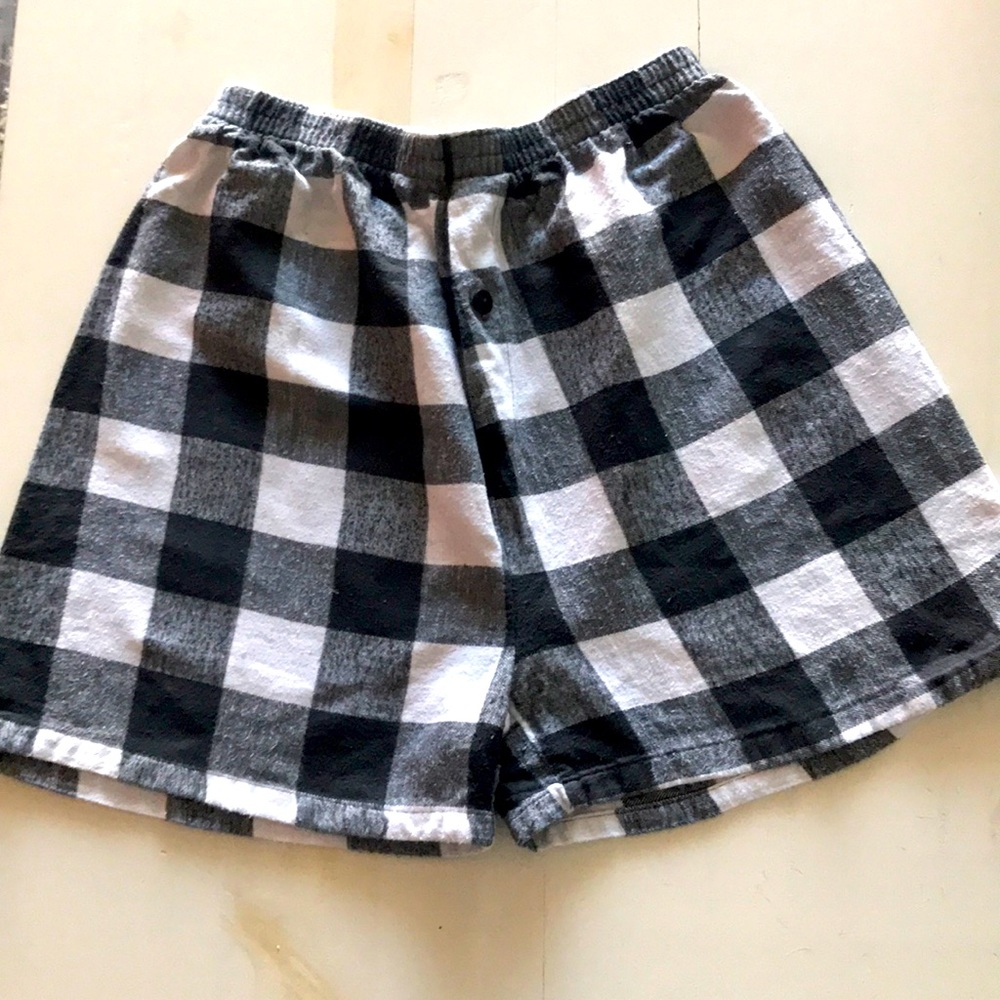 Ron Chereskin flannel shorts.